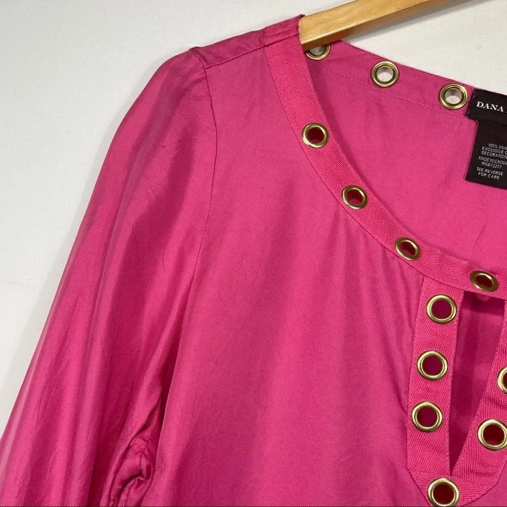 Dana Bushman Pink and Gold 3/4 Sleeve Tunic